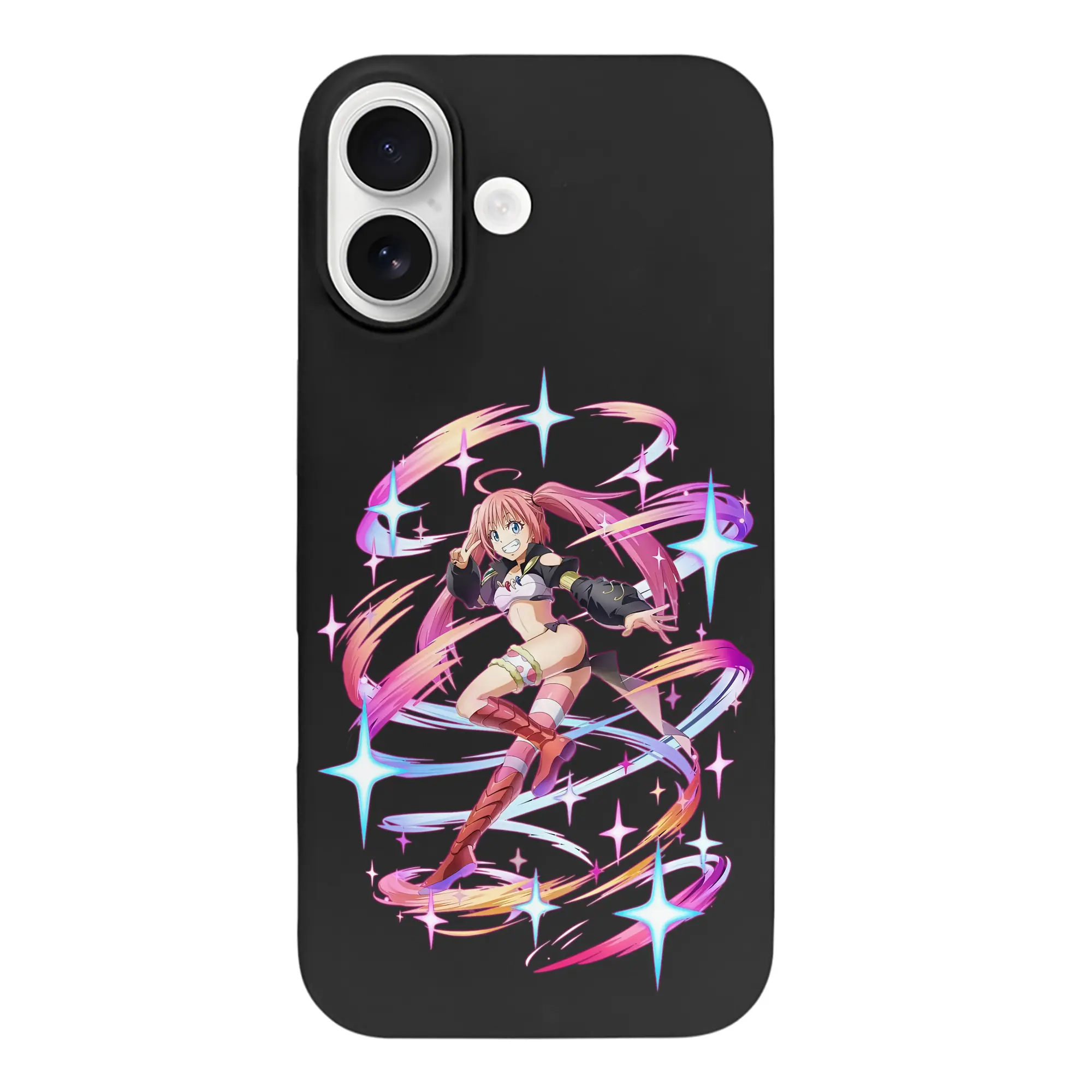 転生したらスライムだった件 グッズ,ミリム・ナーヴァ - iPhone 17 シリーズ シリコンケース 薄型 耐衝撃 指紋防止 ソフトタッチカバー 精密フィット 傷防止 保護ケース iPhone 17/17 Air/17 Pro/17 Pro Max 対応